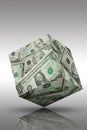 banking money financial cube Royalty Free Stock Photo