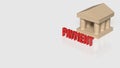 Banking Payment Financial Service Concept 3d render Royalty Free Stock Photo
