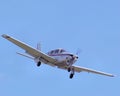 Banking Private aircraft on approach