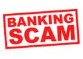 BANKING SCAM Royalty Free Stock Photo