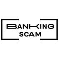BANKING SCAM stamp on white Royalty Free Stock Photo