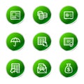 Banking web icons Royalty Free Stock Photo