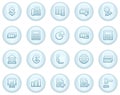 Banking web icons Royalty Free Stock Photo