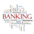 Banking Word Cloud Concept