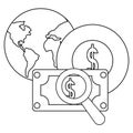 banknote coin magnifier world