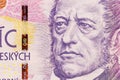 Banknote Portrait Close-up Royalty Free Stock Photo