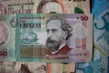 Banknote 50 Uruguayan Pesos of the Republic of Uruguay