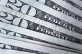 Banknotes 20 usd counting stack respectively background, america Royalty Free Stock Photo