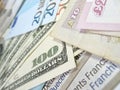 Banknotes - world money Royalty Free Stock Photo