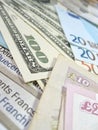 Banknotes - world money Royalty Free Stock Photo