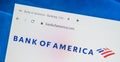 Bankofamerica.com Web Site. Selective focus. Royalty Free Stock Photo