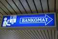 Bankomat sign