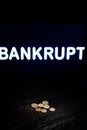 bankrupt and cash broke