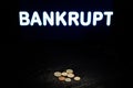 bankrupt and cash broke