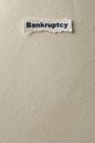 Bankruptcy Royalty Free Stock Photo