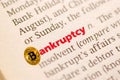 Bankruptcy bitcoin