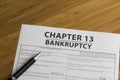 Bankruptcy Chapter 13 Royalty Free Stock Photo