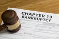 Bankruptcy Chapter 13 Royalty Free Stock Photo