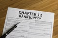 Bankruptcy Chapter 12 Royalty Free Stock Photo