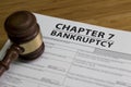 Bankruptcy Chapter 7 Royalty Free Stock Photo