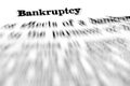 Bankruptcy Defined Royalty Free Stock Photo