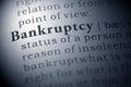 Bankruptcy Royalty Free Stock Photo