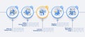 Bankruptcy vector infographic template