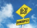 Bankruptsy Road Sign