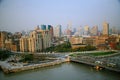 The riverside of the Whampoa River in Shanghai