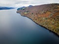 The Banks of Loch Ness from the Sky