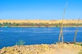 The banks of Nile Royalty Free Stock Photo