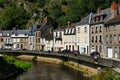 The banks of the river Creuse at Aubusson Royalty Free Stock Photo