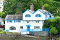 Fowey Quay in Cornwall. England. Ferryside House the home of Daphne du Maurier.