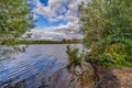 Whitlingham Broad, Norfolk on a bright and sunny day Royalty Free Stock Photo