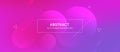 Abstract futurictic banner with a gradient shapes and blur