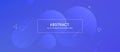 Abstract futurictic banner with a gradient shapes and blur