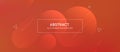 Abstract futurictic banner with a gradient shapes and blur