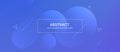 Abstract futurictic banner with a gradient shapes and blur