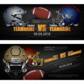 2 Banner American football Design