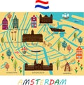 Banner of Amsterdam city.