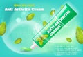 Banner Anti Arthritis Cream Natural Mint Extract