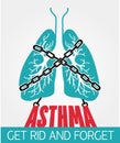 Banner asthma chain-bound