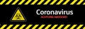 Banner Attention rip off! Coronavirus scam in german