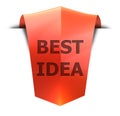 Banner best idea Royalty Free Stock Photo