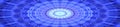 Banner blue digital circular effect