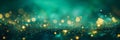 Banner of blurred background Bokeh abstract focus light glowing color bright vibrant gradient hazy dreamy diffus soft elegant
