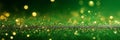 Banner of blurred background Bokeh abstract focus light glowing color bright vibrant gradient hazy dreamy diffus soft elegant