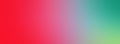 Banner. Bright gradient background - strawberry color turning into pale blue.