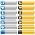 Banner buttons with web icons 4