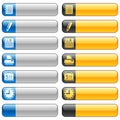 Banner buttons with web icons 5